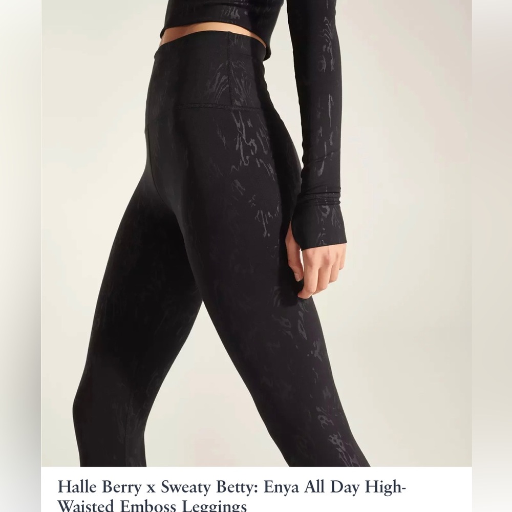 Sweaty Betty x Halle Berry - Enya All Day Embossed High Waisted Legging
